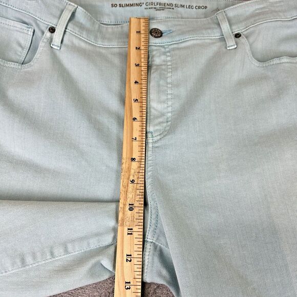 Chico's Light Blue Ankle & Cropped Jeans - Picture 4 of 13